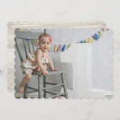 『誰がパーソナライズされた一つに転じたかを見る』誕生日 招待状 (正面/裏面)