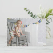 『誰がパーソナライズされた一つに転じたかを見る』誕生日 招待状 (スタンド正面)