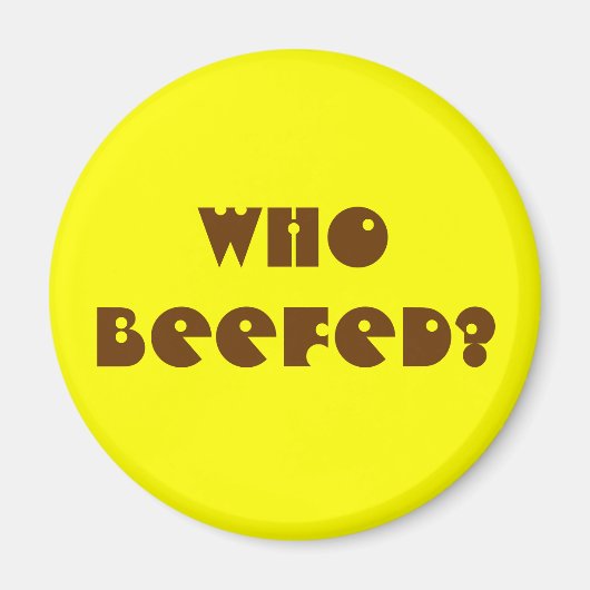 誰がビーフ？ マグネット (正面)