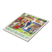 「誰がブロン頼ディを入れたの?」とハートの女王 タイル (側面)