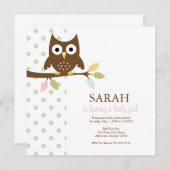 {誰がベビーを？} 招待状 (正面/裏面)