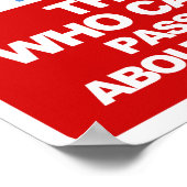 誰がポスターを貼る教えのか ポスター (角)