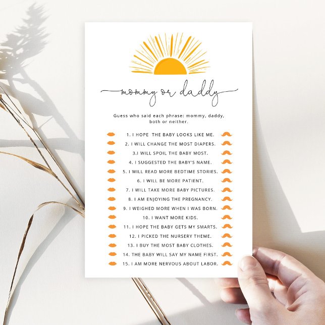 誰がママかパパのゲームを言ったかサンシャイン推測 (クリエイターアップロード済み)