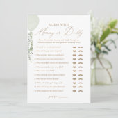 誰がママかパパ気球の赤ちゃんシャワーゲームを推測 招待状 (スタンド正面)