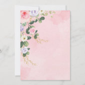 誰がママのことを一番知っている？ エレファント ベイビー シャワー ゲーム 招待状 (裏面)