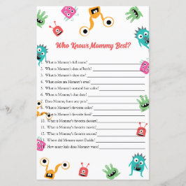 誰がママのモンスターベビー最高のシャワーゲームを知っている