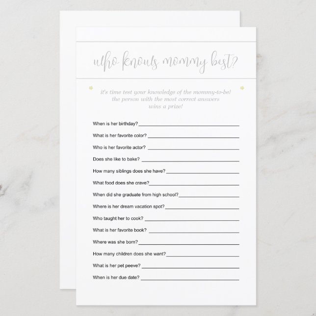 誰がママの推理ゲ最高のームを知ってミニマルいる (正面/裏面)