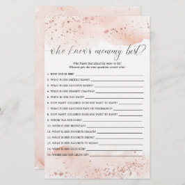 誰がママの最高のゲーム水の色のバラ金ゴールドを知っている