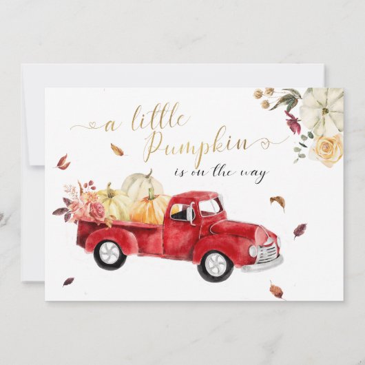 誰がママの最高の秋の赤ちゃんシャワーのゲームを知っている 招待状 (裏面)