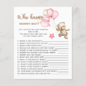 誰がママの赤最高のちゃんシャワーのゲームを知っている。 (正面)