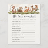 誰がママの赤最高のちゃんシャワーのゲームを知っている (正面)