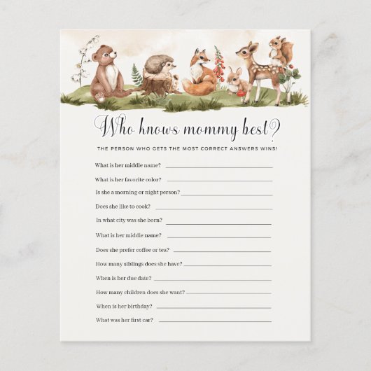 誰がママの赤最高のちゃんシャワーのゲームを知っている (正面)