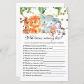 誰がママの赤最高のちゃんシャワーのゲームを知っている (正面/裏面)