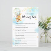 誰がママの赤最高のちゃんシャワーのゲームを知っている (スタンド正面)