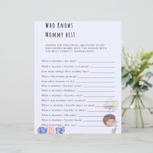 誰がママの赤最高のちゃんシャワーのゲームを知っている (スタンド正面)