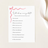 誰がママの赤最高のちゃんシャワーのゲームを知っている 招待状