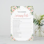 誰がママの赤最高のちゃんシャワーのゲームboho知っている (スタンド正面)