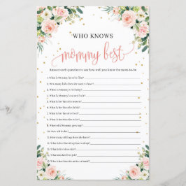 誰がママの赤最高のちゃんシャワーのゲームboho知っている