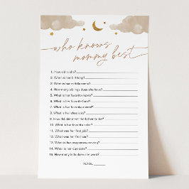 誰がママの輝く星最高のの赤ん坊シャワーを知っている