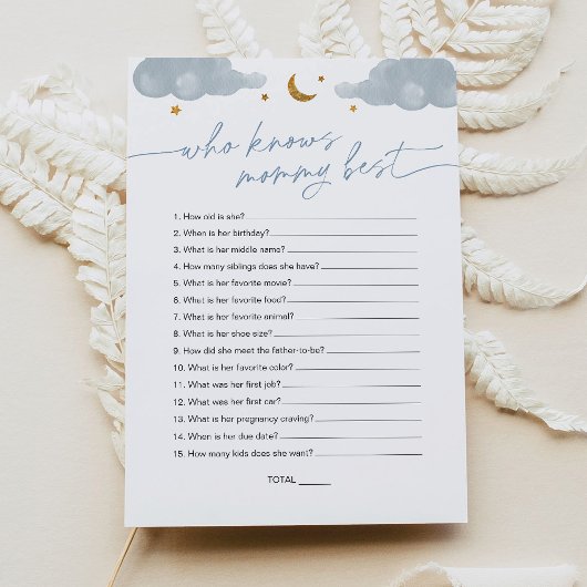 誰がママの輝く星最高のの赤ん坊シャワーを知っている 招待状