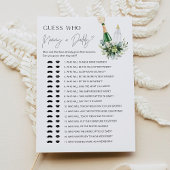 誰がママまたはパパのベビーゲームカードを言った 招待状