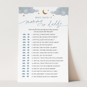 誰がママまたはパパのベビーゲームtwinkleスターと言った