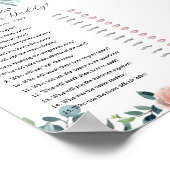 誰がママまたはパパ赤ちゃんシャワーゲームカードを推測 ポスター (角)