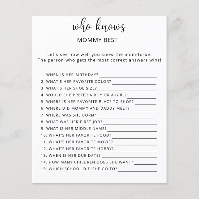 誰がママを知っ最高のている (正面)