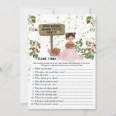 誰がママを知っ最高のている？ベリースイートゲーム 招待状 (正面)