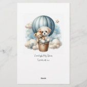 誰がママ赤ちゃん最高のシャワーゲームカードを知っている 便箋 (裏面)