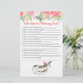 誰がモーミー牛最高の牛農場の赤ちゃんシャワーのゲームを知っている (スタンド正面)