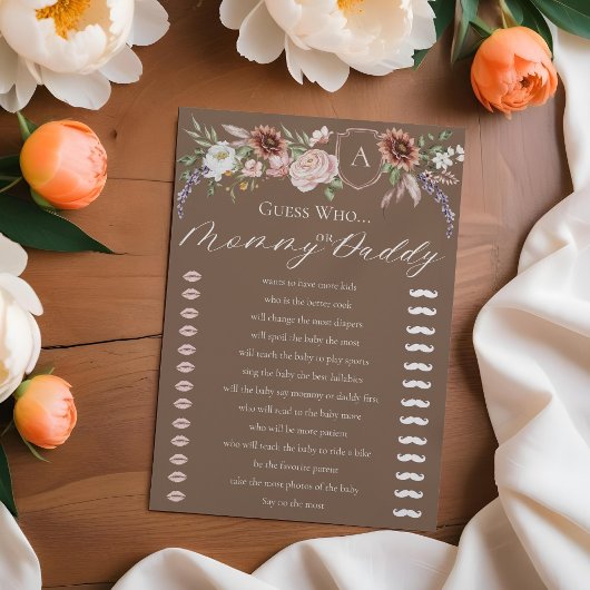 誰がワイルドウェストフローラシャワーゲームカード 招待状