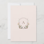 誰がワイルドウェストフローラシャワーゲームカード 招待状 (裏面)