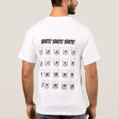 誰が一番ビールを飲めるかな！ Tシャツ (裏面)