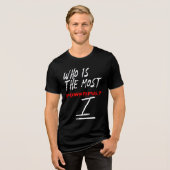 誰が一番強いんだろう?Ⅰ トライブレンドTシャツ (正面全面)
