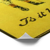 誰が不在だ？お前か？ヴィンテージ採用情報 ポスター (角)