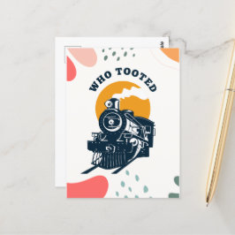 誰が乗り込んだ，蒸気機関車と鉄道機関車 ポストカード