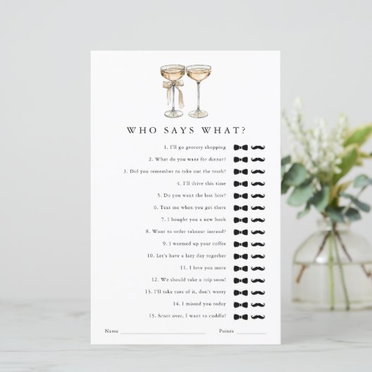 誰が何を言うシャンパンゲイウェディングシャワーゲーム (スタンド正面)