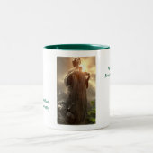 誰が価値があるか ツートーンマグカップ (中央)