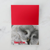 誰が先話に行く?私だと思パーソナライズされたう カード (内部)