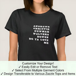 誰が共有私の名前の有名な歴史的有名人03W Tシャツ