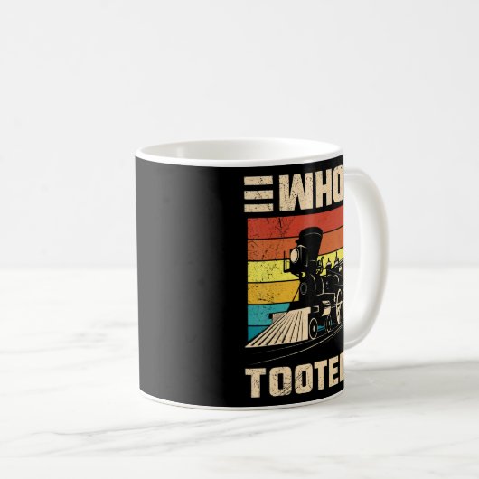 誰が列車おもしろいの恋人のWomeに乗男性へった コーヒーマグカップ (正面右)