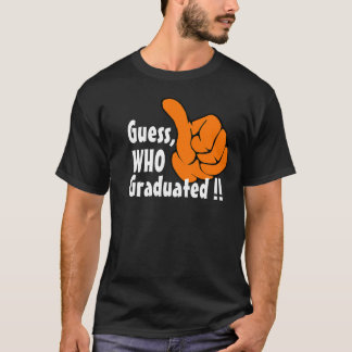 誰が卒業したか推測可 能な卒業 Tシャツ