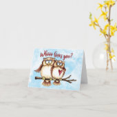 誰が君を愛してる？ カード (黄色い花)