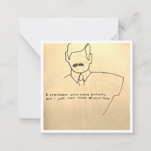 誰が君誕生日 ノートカード (正面)