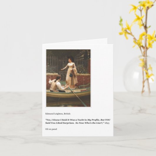 誰が嘘つき誕生日 カード (黄色い花)