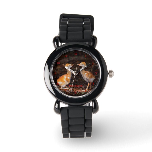 誰が大きい？サンヒル・クレーン・チックス 腕時計 (正面)