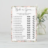 誰が夫婦のことを一番よく知っている？ ブライダルシャワーのゲーム 招待状 (スタンド正面)