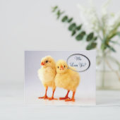 誰が好きなの？カスタマイズ可能なポストカード ポストカード (スタンド正面)