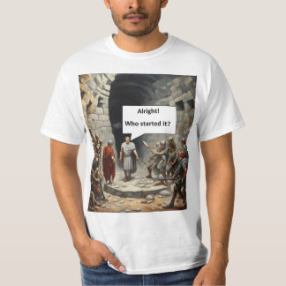 誰が始めたのか Tシャツ